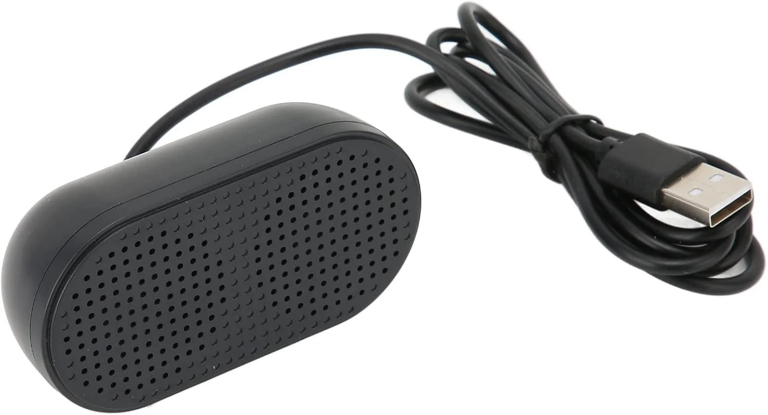 اسپیکر کامپیوتر، اسپیکر USB با تغذیه USB برای کامپیوترهای رومیزی، رایانه های شخصی، لپ تاپ، کارت صدای داخلی، رومیزی قابل حمل، اتصال و پخش