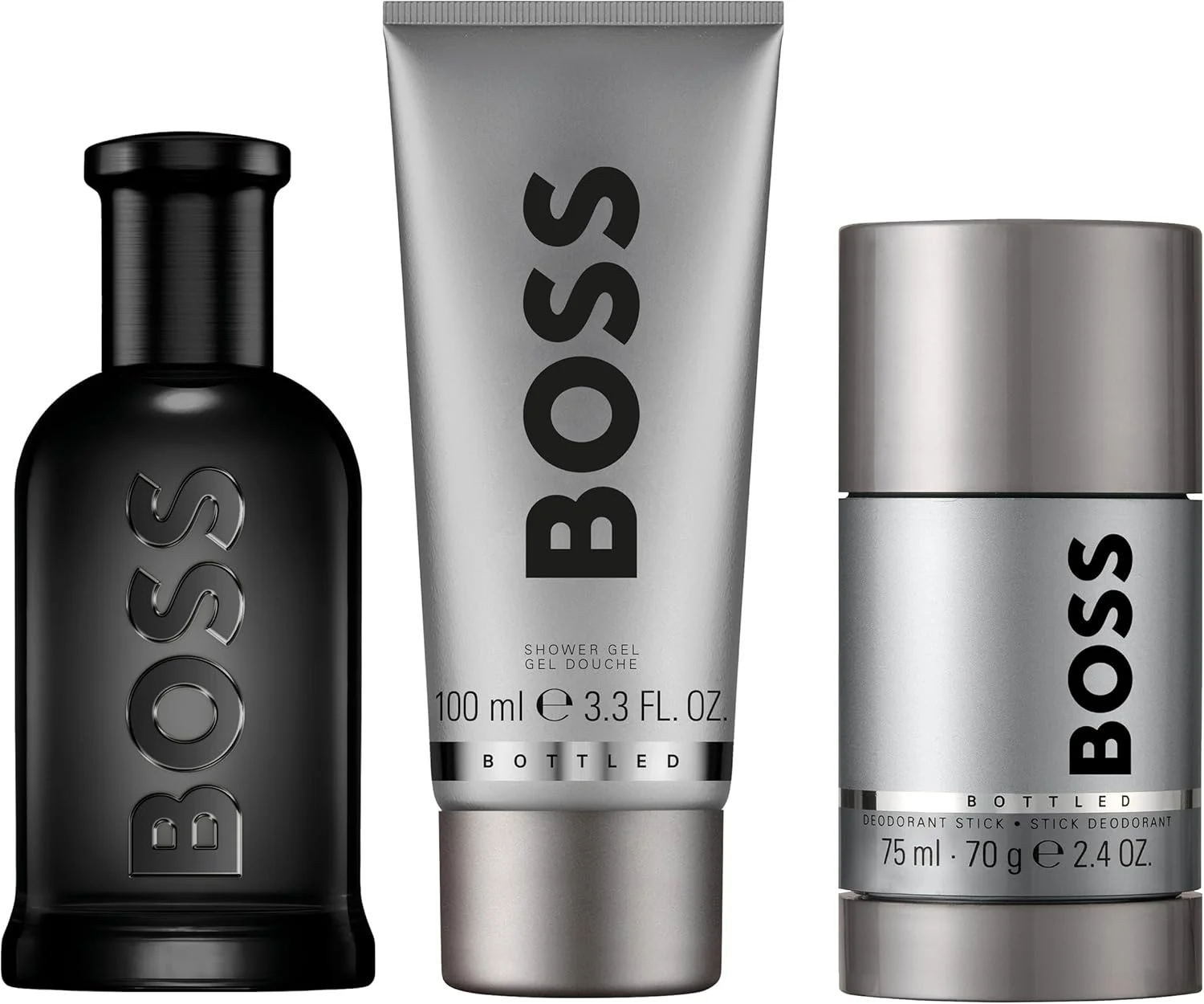 ست هدیه سه تکه مردانه BOSS Bottled Parfum مناسب بهار و تابستان