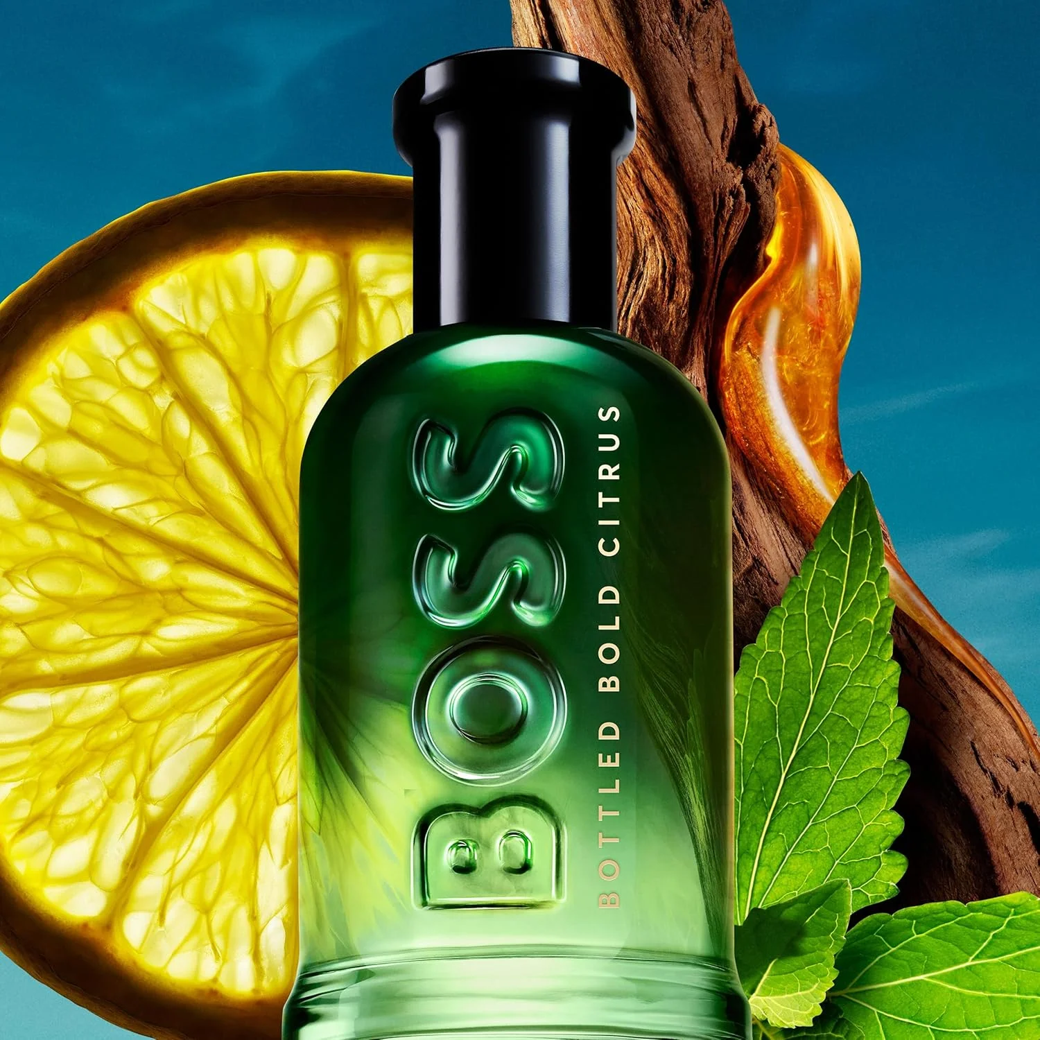 ادکلن مردانه با رایحه مرکبات و چوبی BOSS Bottled Bold Citrus - با نت های لیمو، شمعدانی و وتیور - ماندگاری طولانی - 50 میلی لیتر