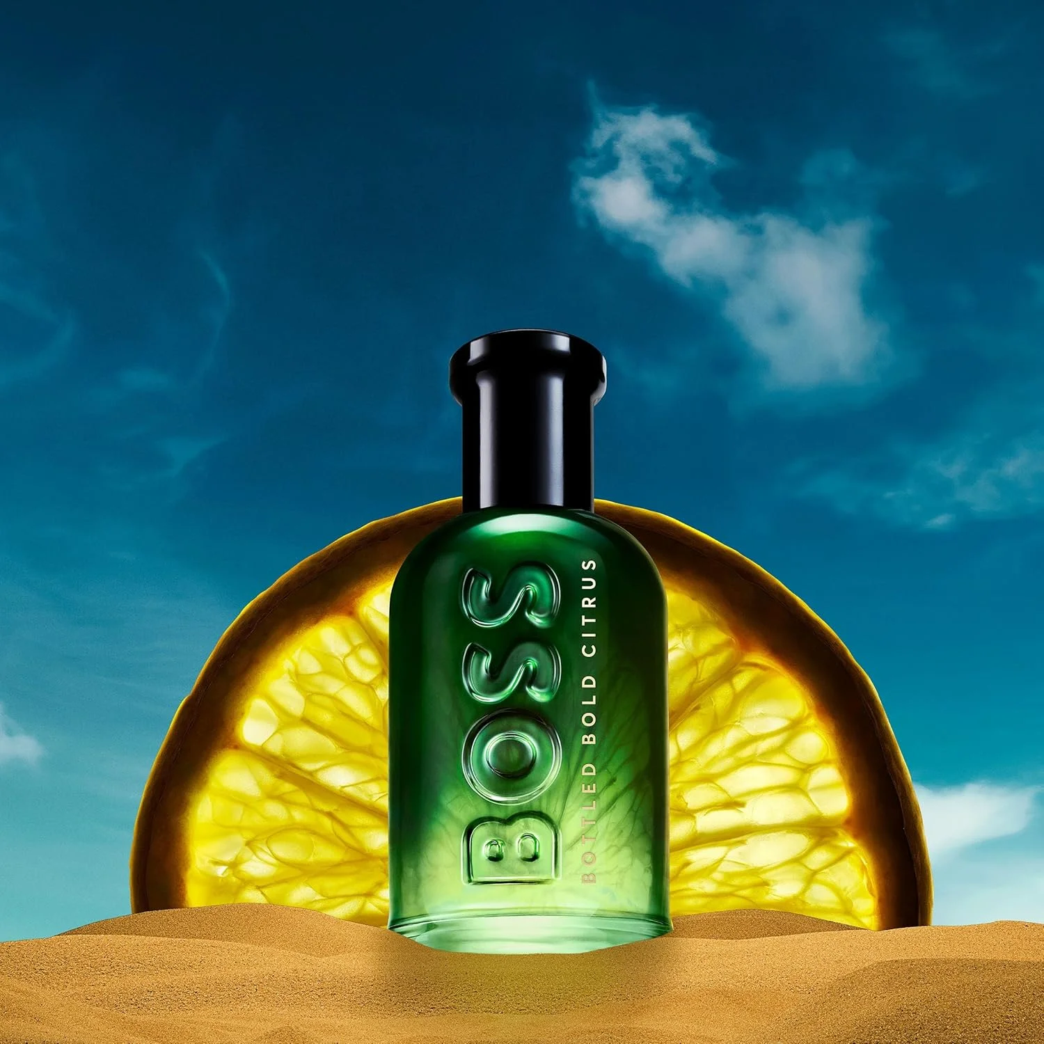 ادکلن مردانه با رایحه مرکبات و چوبی BOSS Bottled Bold Citrus - با نت های لیمو، شمعدانی و وتیور - ماندگاری طولانی - 50 میلی لیتر