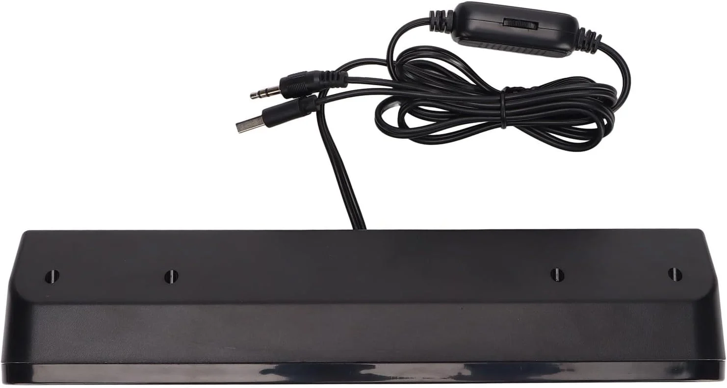 اسپیکر سیمی قابل حمل Fabater HiFi استریو ساب ووفر، صدای فراگیر 360 درجه برای کامپیوتر تلویزیون، دیافراگم طلایی برای سرگرمی خانگی شیک