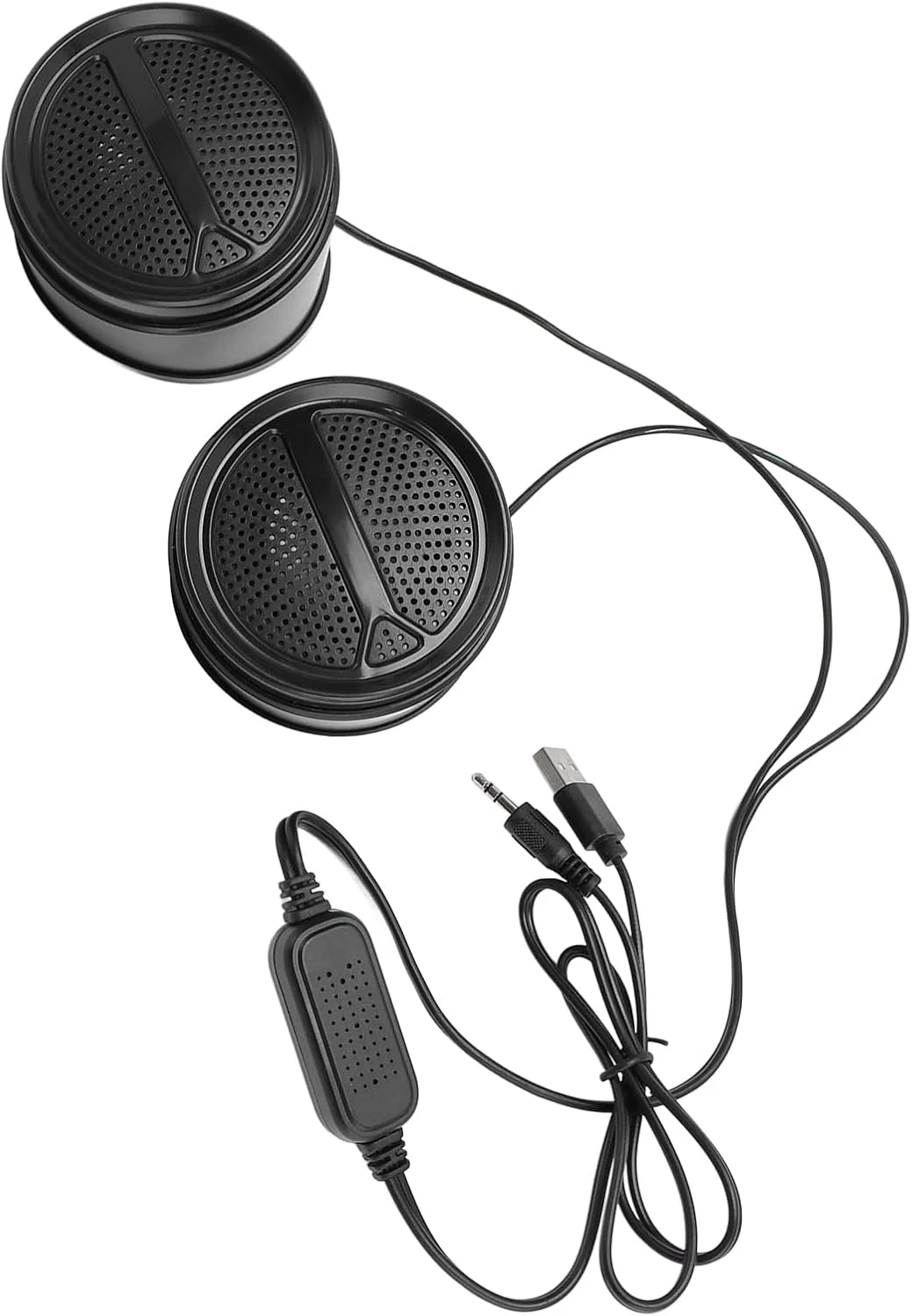 اسپیکر کامپیوتر Cryfokt، اسپیکر رومیزی با اتصال سیمی USB2.0 برای خانه (نورانی)