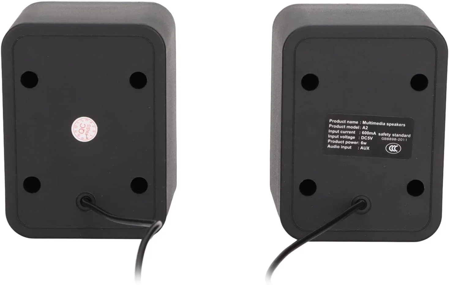 اسپیکر کامپیوتر سیم دار کوچک Cryfokt، بیس واضح، کنترل آسان صدا، تغذیه از طریق USB برای کامپیوتر رومیزی، لپ تاپ اسپیکر کامپیوتر سیم دار کوچک Cryfokt، بیس واضح، کنترل آسان صدا، تغذیه از طریق USB برای کامپیوتر رومیزی، لپ تاپ