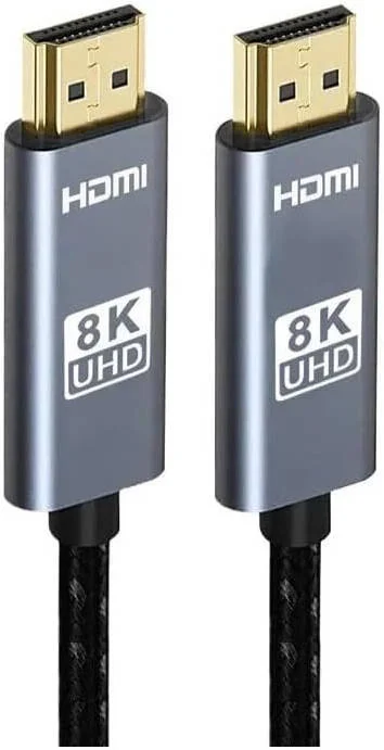 کابل HDMI 2.1 ABIN، سرعت فوق العاده بالا، 4K 120Hz 8K 60Hz، 48Gbps، HDR10+ Dolby Atmos، HDCP2.3، سازگار با Mac RTX4090، PC، HDTV، PS5، Xbox، 1 متر (3.3 فوت) | QXK3C086