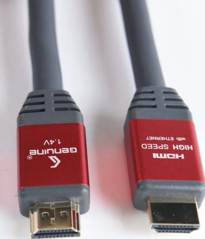 کابل مانیتور HDMI به HDMI اصلی 1 متری با کانکتور روکش طلای 24 عیار و رسانای OFC مطابق با RoHS
