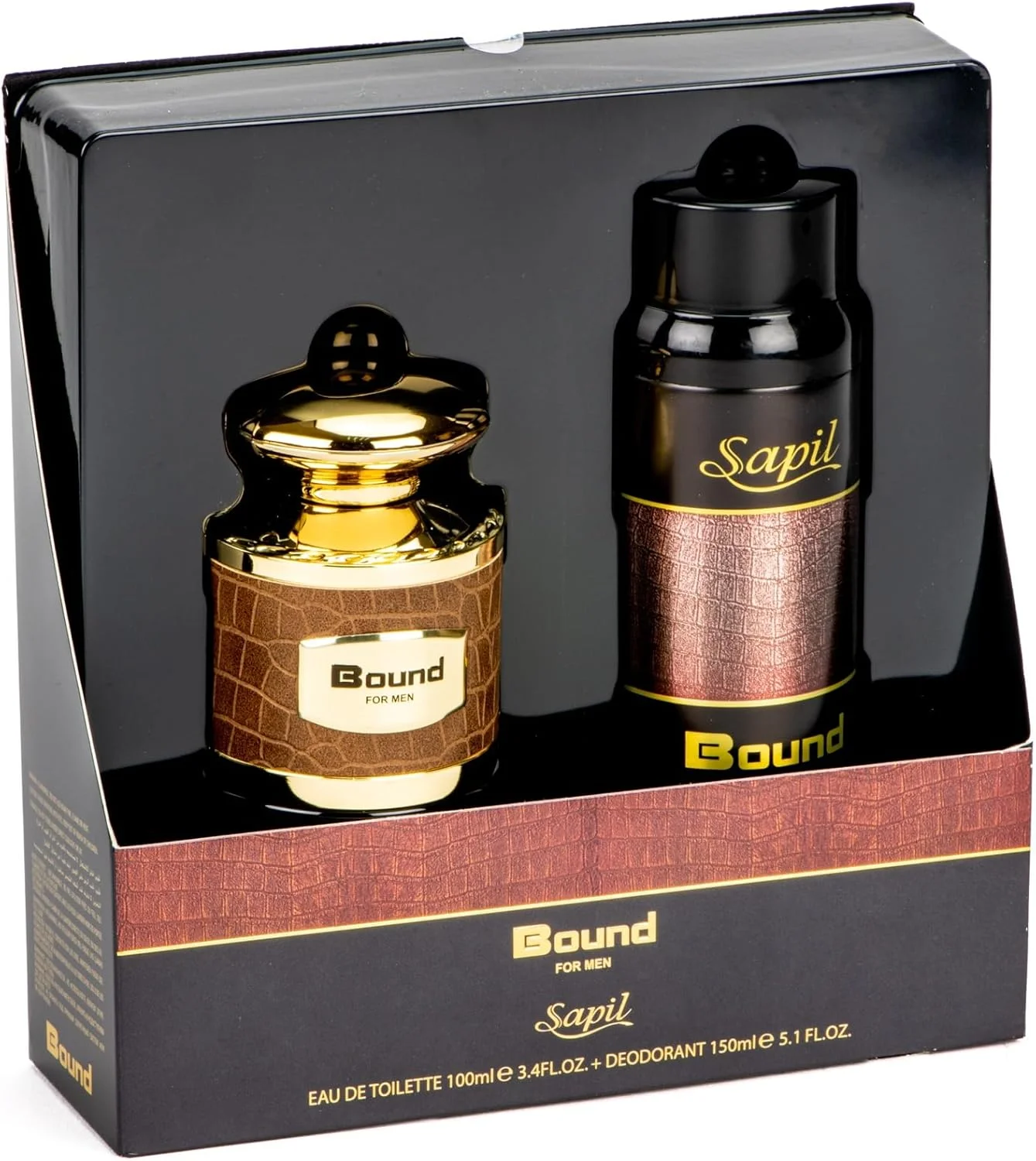 ست هدیه ادو تویلت مردانه سپیل Bound حجم 100 میلی لیتر و اسپری دئودورانت 150 میلی لیتر
