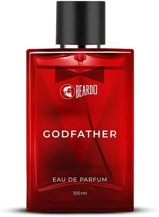 عطر مردانه Beardo Godfather، 100 میلی لیتر | رایحه ای معطر و تند با ماندگاری طولانی | اسپری بدن مناسب شب های قرار، هدیه ای ایده آل