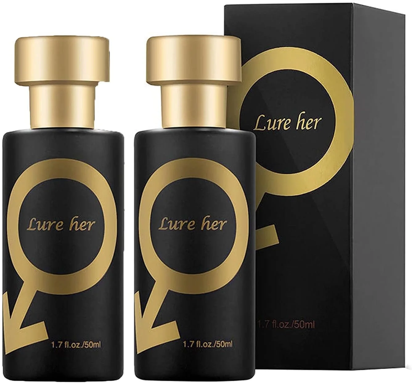 عطر مردانه جذب کننده، عطر کلن فرمونی، عطر طلایی جذب کننده، شما را جذاب تر می کند (2 عدد)