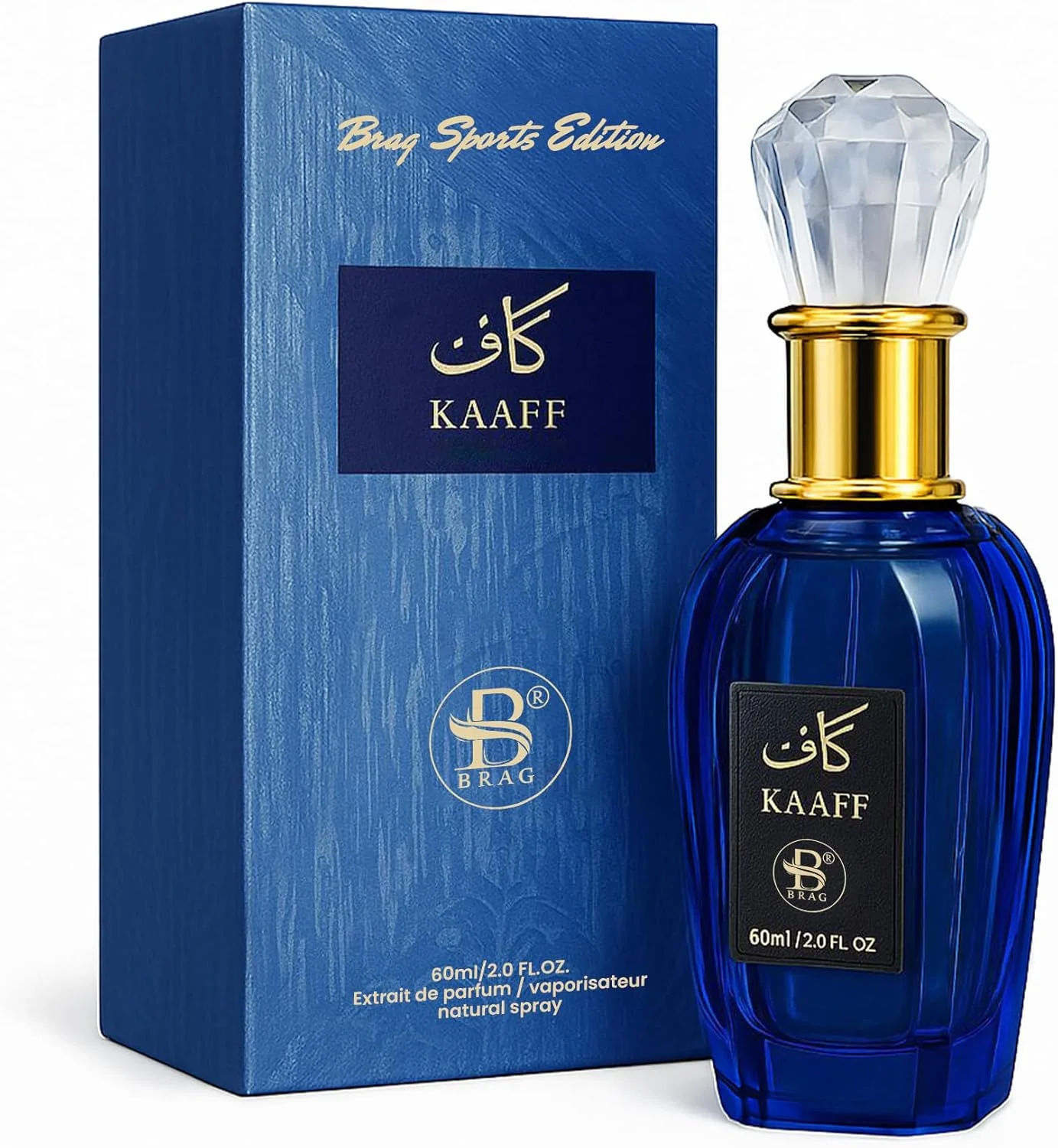 ادکلن مردانه اسپرت کاف 60 میل | اکستریت د پرفیوم | عطر عربی ماندگار | عطرهای مردانه | رایحه جسورانه و ماندگار برای مردان