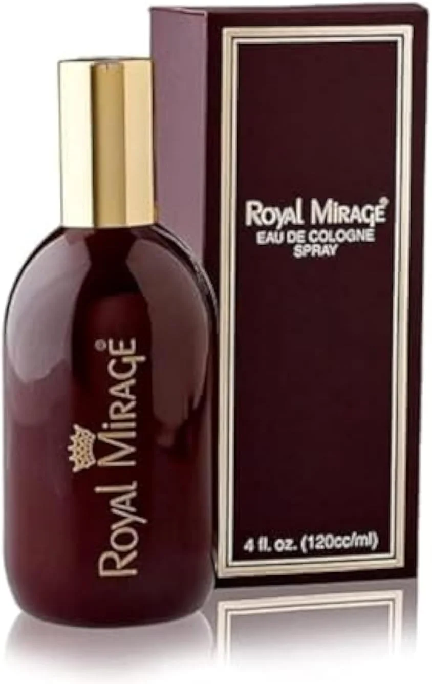 Royal Mirage Fresh Eau De Cologne Original Brown Perfume Spray For Men, 120 ML