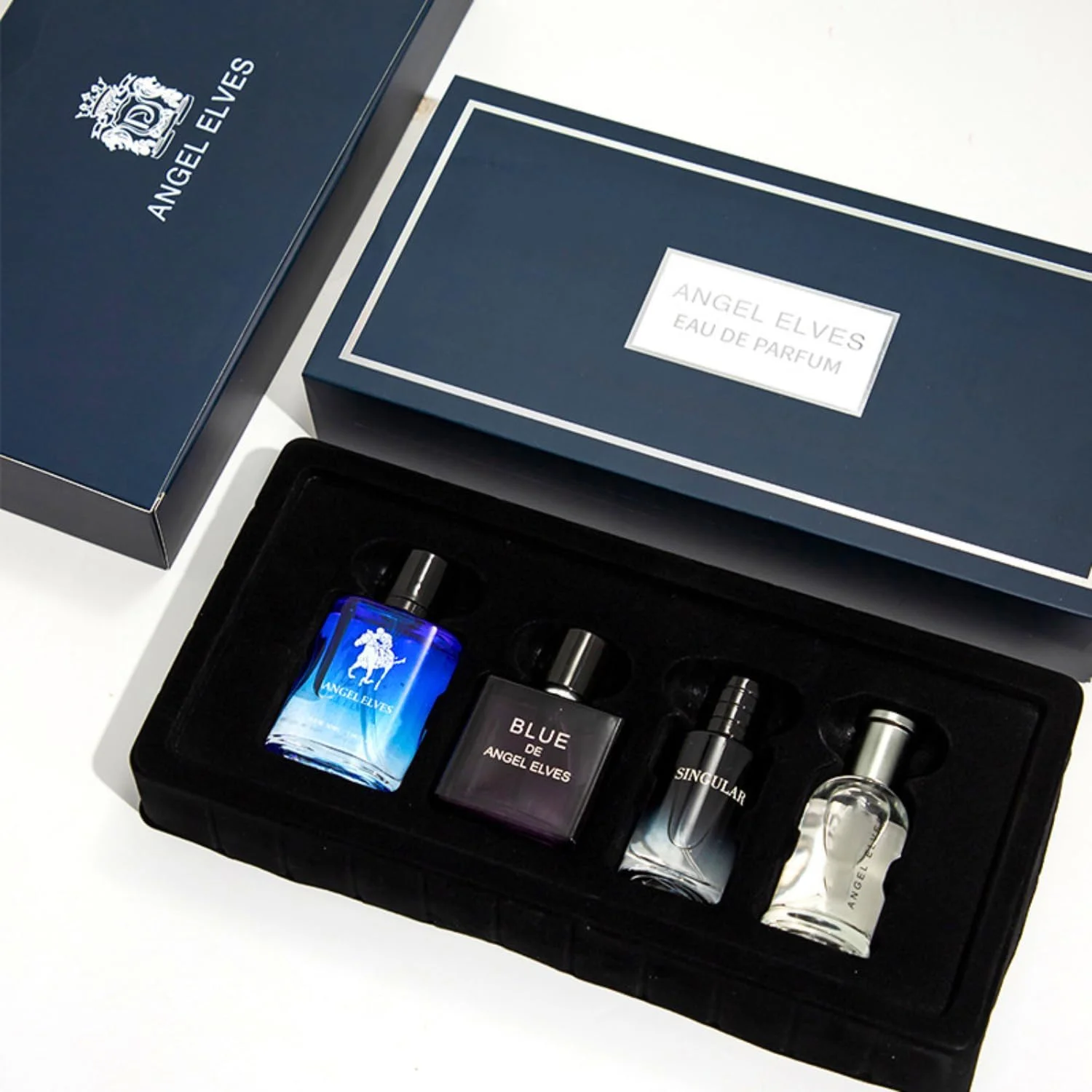ست هدیه 4 عددی عطر مردانه، ادو پرفیوم مردانه، عطر با رایحه تازه و ماندگار برای هدیه تولد به دوست پسر، جعبه ست هدیه عطرهای لوکس مردانه، 4 عدد 30 میلی لیتری (120 میلی لیتر)