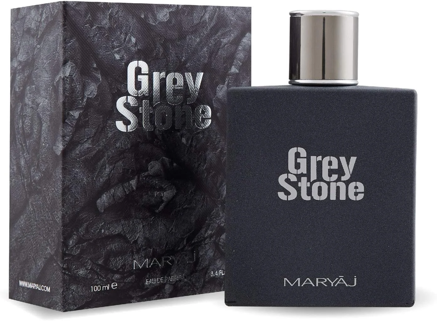 ادکلن مردانه ماریای مدل Grey Stone با رایحه چوبی معطر 100 میلی لیتر به همراه اسپری خوشبو کننده بدن مردانه اجمل مدل Carbon با رایحه مرکباتی و تند 200 میلی لیتر + 2 عدد تستر عطر رایگان