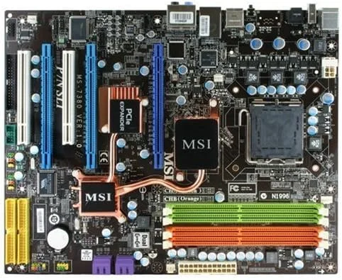 مادربرد MSI P7N SLI-FI Core 2 Extreme/NVIDIA nForce 750i SLI/FSB 1333/4DDR2-1066/GbE/R/A/1394/ATX