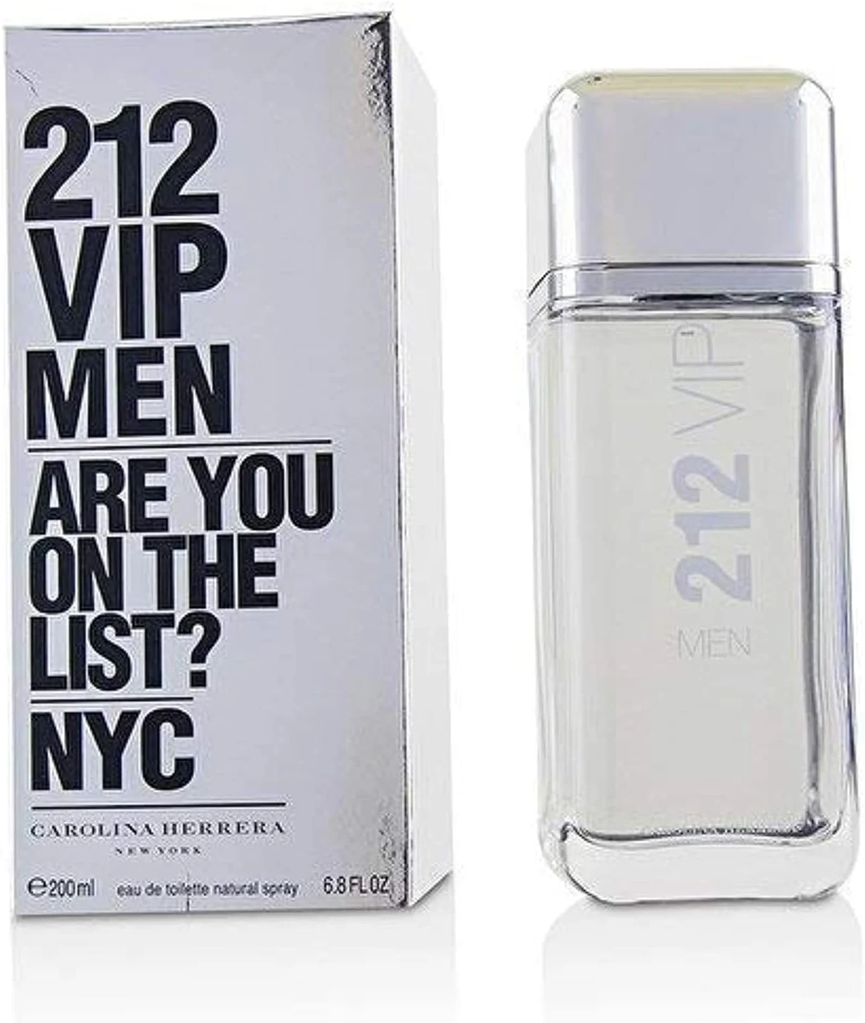 ادکلن مردانه کارولینا هررا 212 وی آی پی مردانه ادو تویلت 200 میلی لیتر، شرقی و ادویه ای