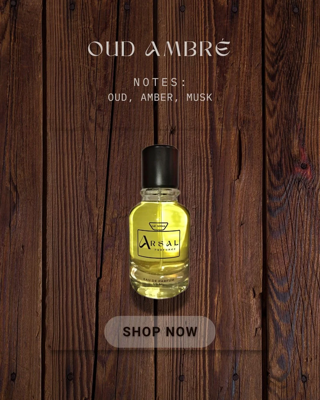 عطر عود امبر ارسال برای آقایان و بانوان - ادو پرفیوم ماندگار - رایحه چوبی شرقی با نت های شیرین، تند و تازه - 50 میلی لیتر