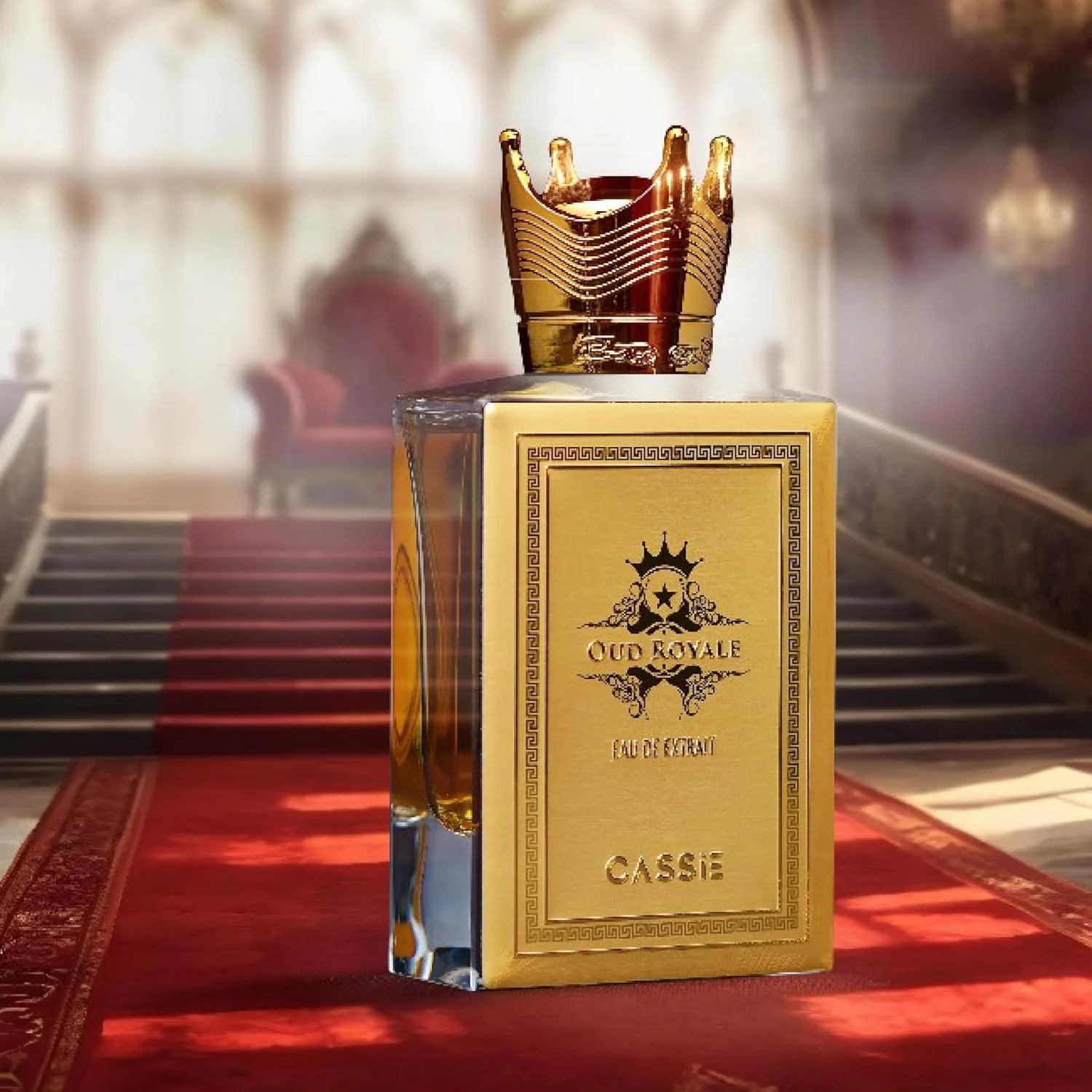 عطر عود رویال از کاسی - ادو پرفیوم لوکس مردانه | رایحه شرقی جسورانه با نت های چوبی، ادویه ای و کهربایی | ماندگاری طولانی | 85 میلی لیتر عطر عود رویال از کاسی - ادو پرفیوم لوکس مردانه | رایحه شرقی جسورانه با نت های چوبی، ادویه ای و کهربایی | ماندگاری طولانی | 85 میلی لیتر