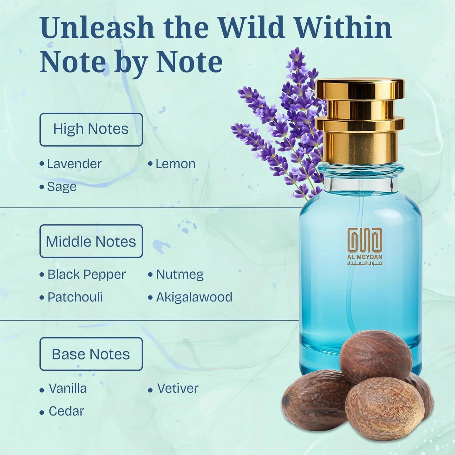 عطر روغنی مردانه - رایحه ای از کواتر ابسولوت دی نیوت - روغن عطر چوبی و تند بدون الکل با رایحه اسطوخودوس، نعناع هندی و وانیل - ماندگاری طولانی (30 میلی لیتر)