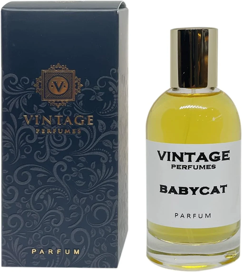 ادو پرفیوم BABYCAT رایحه کهربا و ادویه ای مناسب آقایان و بانوان (۱۰۰ میلی لیتر)