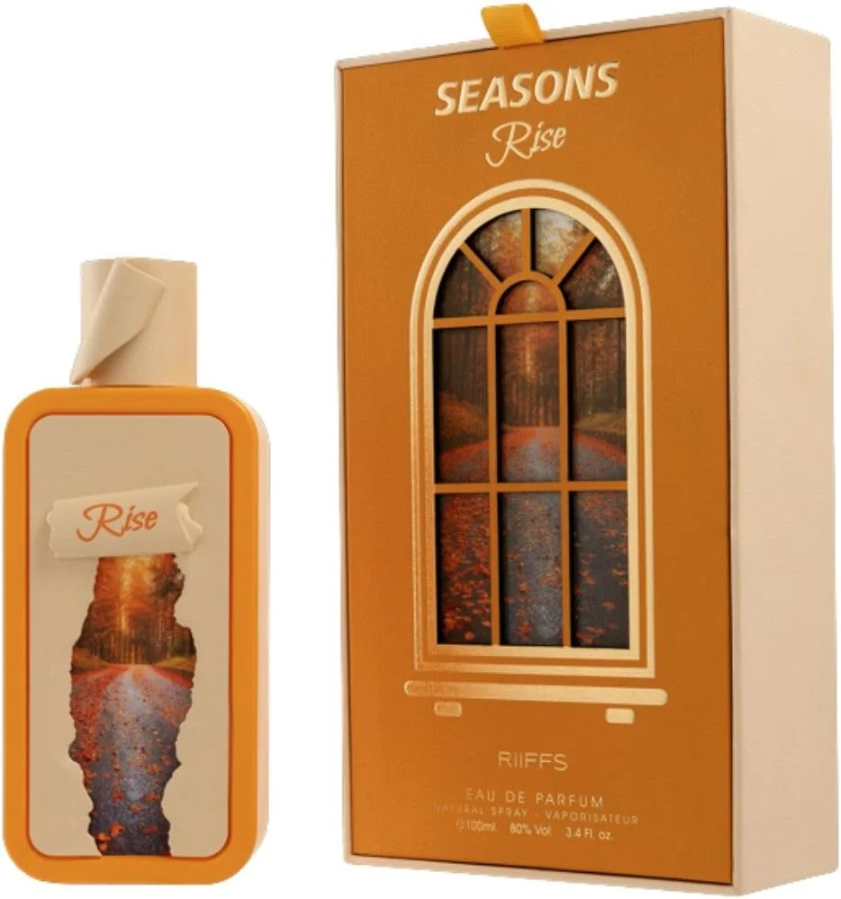 ادو پرفیوم مردانه ریفز Season Rise حجم 100 میل | رایحه ماندگار | رایحه ادویه ای گلی، کارامل و وانیل | رایحه شیک مناسب روز و شب | بطری اسپری