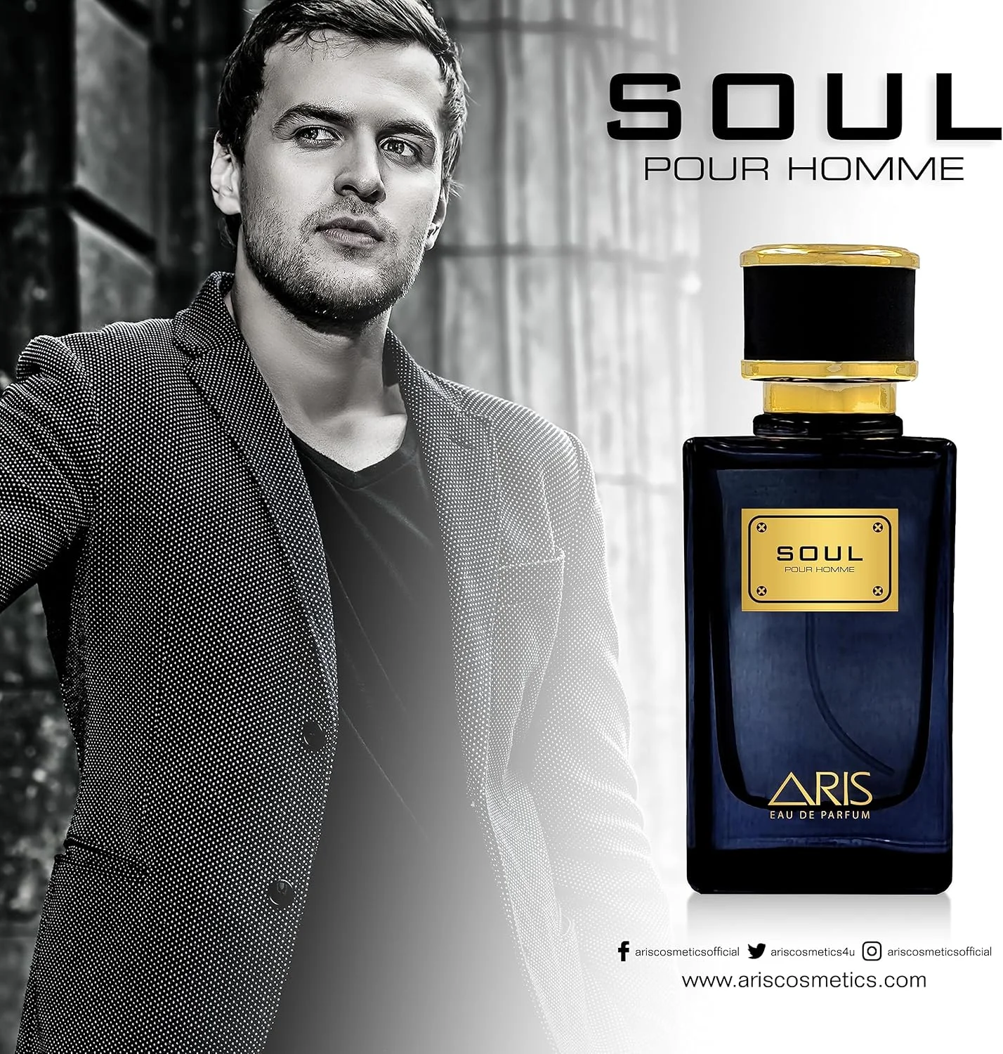 ادو پرفیوم مردانه Soul by ARIS – رایحه تند، میوه ای و گلی ماندگار – اسپری ادکلن 100 میلی لیتری – عطر مردانه همراه با نمونه 15 میلی لیتری اضافی (رایحه تصادفی) – مناسب برای استفاده روزانه