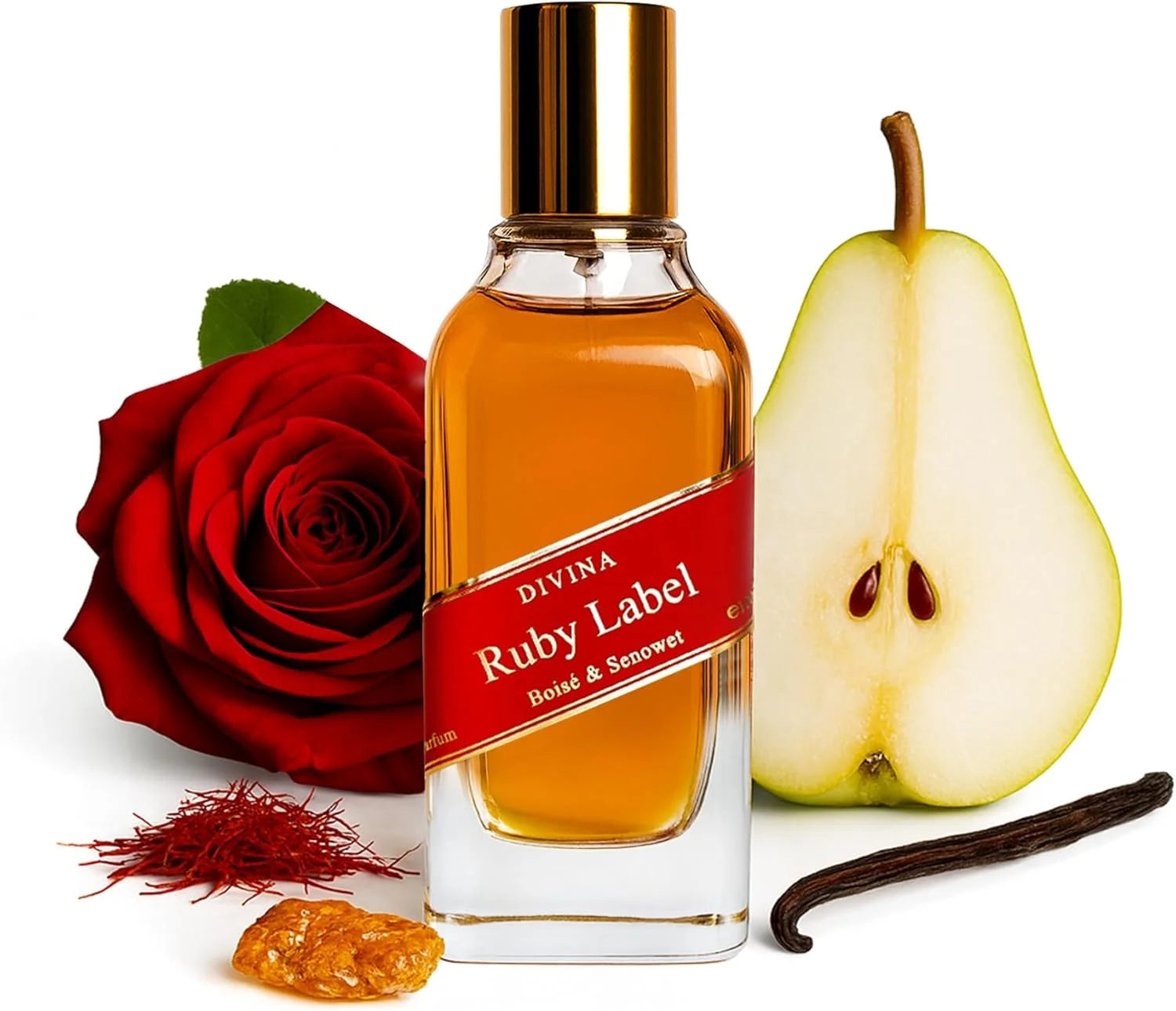 ادکلن روبی لیبل دیوینا 100 میل унисекс | عطر унисекс ماندگار | عطر عربی لوکس با رایحه های چوبی، کهربا و وانیل | عطر گرم، تند و شیرین برای آقایان و بانوان