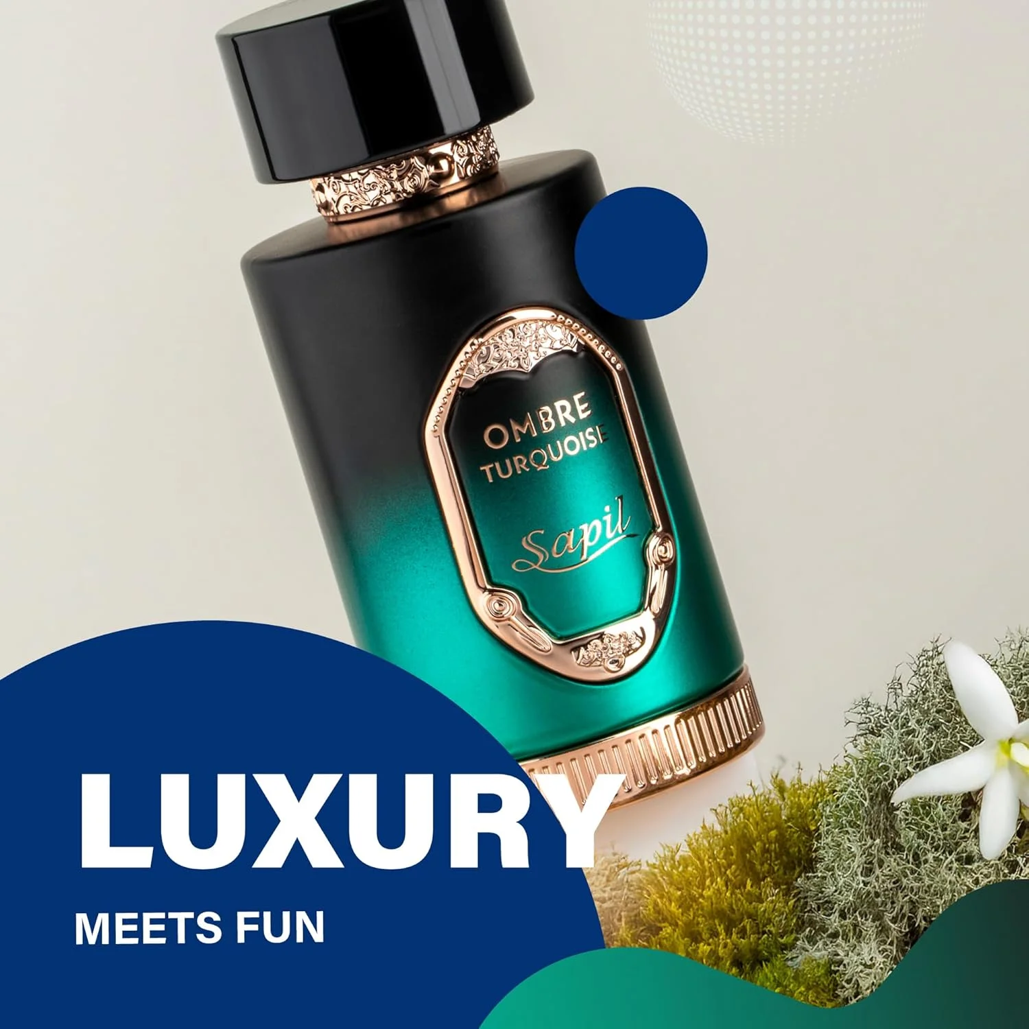 ادو پرفیوم ساپیل آمبر فیروزه ای ۱۰۰ میلی لیتر، عطر لوکس مقرون به صرفه، رایحه مجلل با نت های اولیه هل تند، عطرهای ترکیبی جسورانه برای مردان و زنان ادو پرفیوم ساپیل آمبر فیروزه ای ۱۰۰ میلی لیتر، عطر لوکس مقرون به صرفه، رایحه مجلل با نت های اولیه هل تند، عطرهای ترکیبی جسورانه برای مردان و زنان