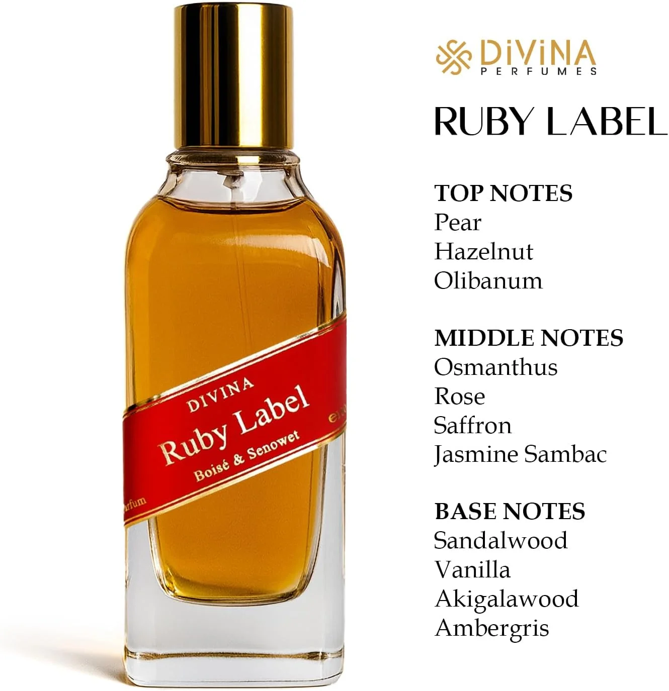 ادکلن روبی لیبل دیوینا 100 میل унисекс | عطر унисекс ماندگار | عطر عربی لوکس با رایحه های چوبی، کهربا و وانیل | عطر گرم، تند و شیرین برای آقایان و بانوان ادکلن روبی لیبل دیوینا 100 میل унисекс | عطر унисекс ماندگار | عطر عربی لوکس با رایحه های چوبی، کهربا و وانیل | عطر گرم، تند و شیرین برای آقایان و بانوان