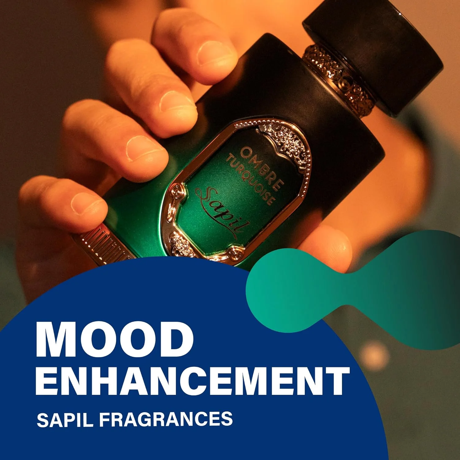 ادو پرفیوم ساپیل آمبر فیروزه ای ۱۰۰ میلی لیتر، عطر لوکس مقرون به صرفه، رایحه مجلل با نت های اولیه هل تند، عطرهای ترکیبی جسورانه برای مردان و زنان ادو پرفیوم ساپیل آمبر فیروزه ای ۱۰۰ میلی لیتر، عطر لوکس مقرون به صرفه، رایحه مجلل با نت های اولیه هل تند، عطرهای ترکیبی جسورانه برای مردان و زنان