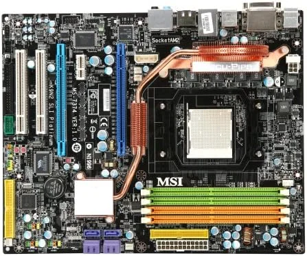 مادربرد MSI K9N2 SLI Platinum SocketAM2+/140W CPU/NVIDIA nForce 750aSLI/4DDR2-1066(AM2+)/NVIDIA Hybrid SLI/GeForce8200/GbE/DVI/R/A/1394/ATX مادربرد MSI K9N2 SLI Platinum SocketAM2+/140W CPU/NVIDIA nForce 750aSLI/4DDR2-1066(AM2+)/NVIDIA Hybrid SLI/GeForce8200/GbE/DVI/R/A/1394/ATX