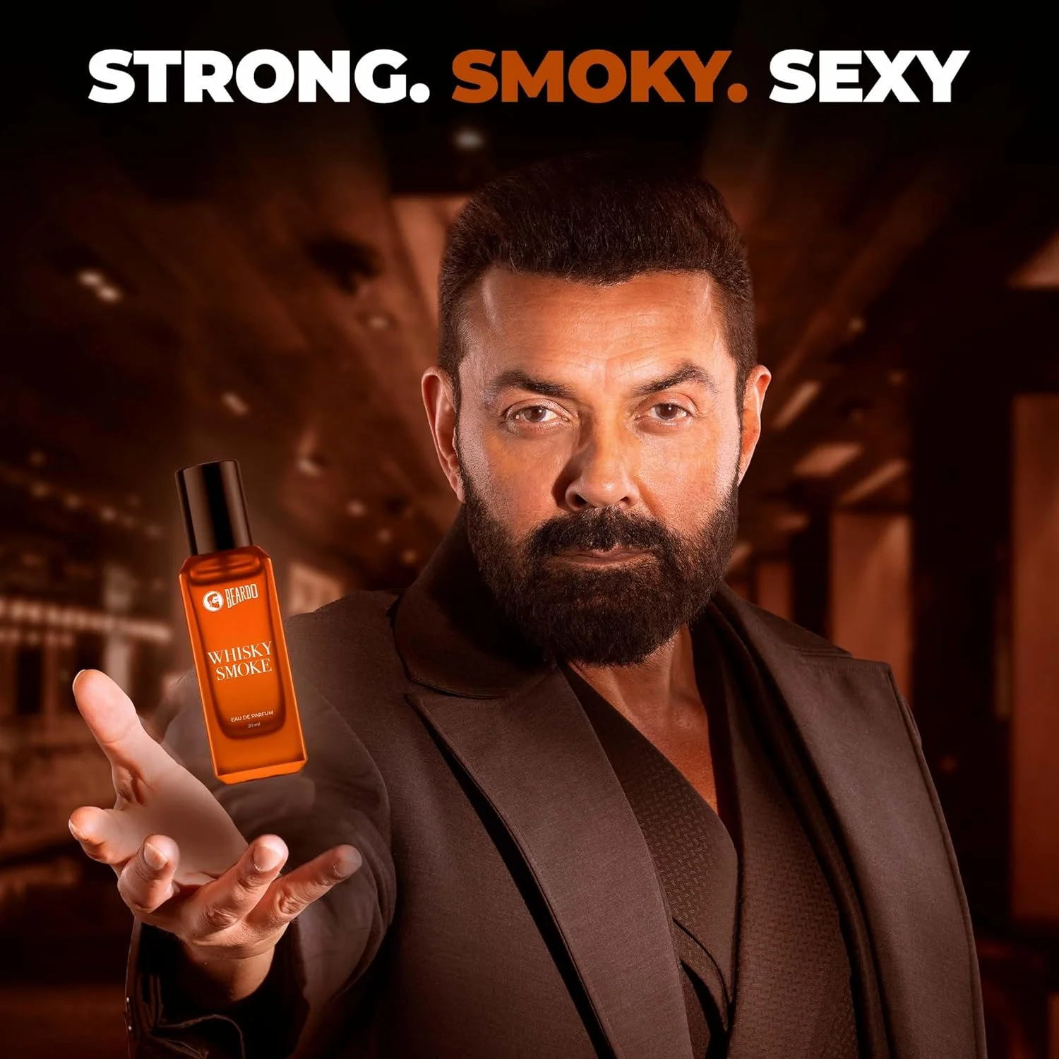 عطر مردانه بیردو ویسکی اسموک، 20 میلی لیتر | هدیه ویژه روز ولنتاین برای دوست پسر، همسر | رایحه ادویه ای، چوبی - عود | عطر ماندگار برای مردان