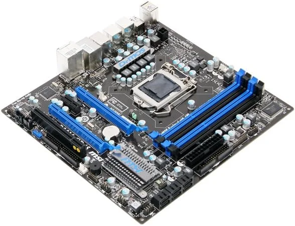 مادربرد MSI LGA 1156 Intel P55 Micro ATX مدل P55M-GD45 مادربرد MSI LGA 1156 Intel P55 Micro ATX مدل P55M-GD45