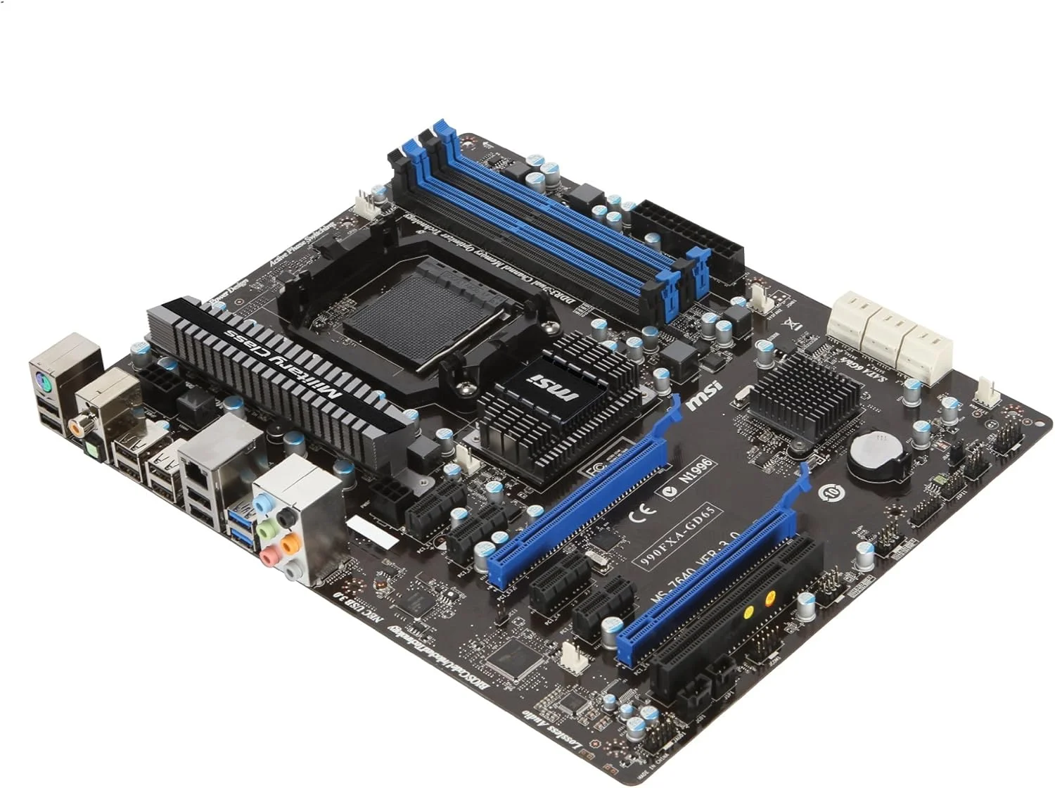 مادربرد ام اس آی مدل 990FXA-GD65 با چیپست AMD 990FX و فرم فاکتور ATX و پشتیبانی از DDR3 2133 و سوکت AM3+ مادربرد ام اس آی مدل 990FXA-GD65 با چیپست AMD 990FX و فرم فاکتور ATX و پشتیبانی از DDR3 2133 و سوکت AM3+