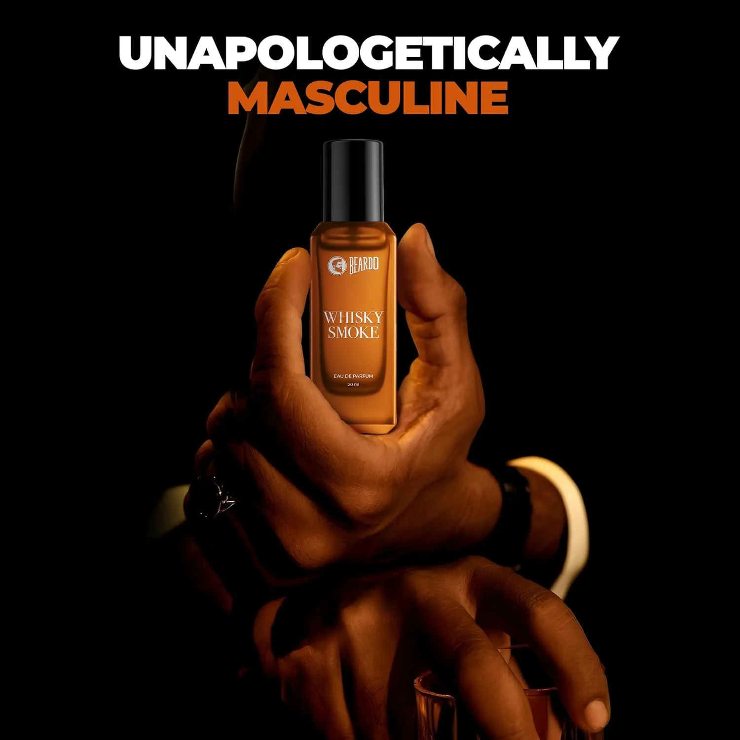 عطر مردانه بیردو ویسکی اسموک، 20 میلی لیتر | هدیه ویژه روز ولنتاین برای دوست پسر، همسر | رایحه ادویه ای، چوبی - عود | عطر ماندگار برای مردان