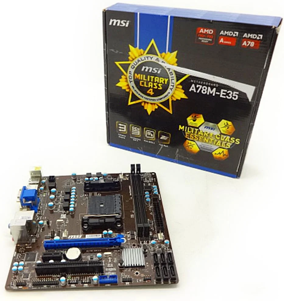 مادربرد MSI A78M-E35 FM2+ / FM2 AMD A78 (Bolton D3) HDMI SATA 6Gb/s USB 3.0 Micro ATX