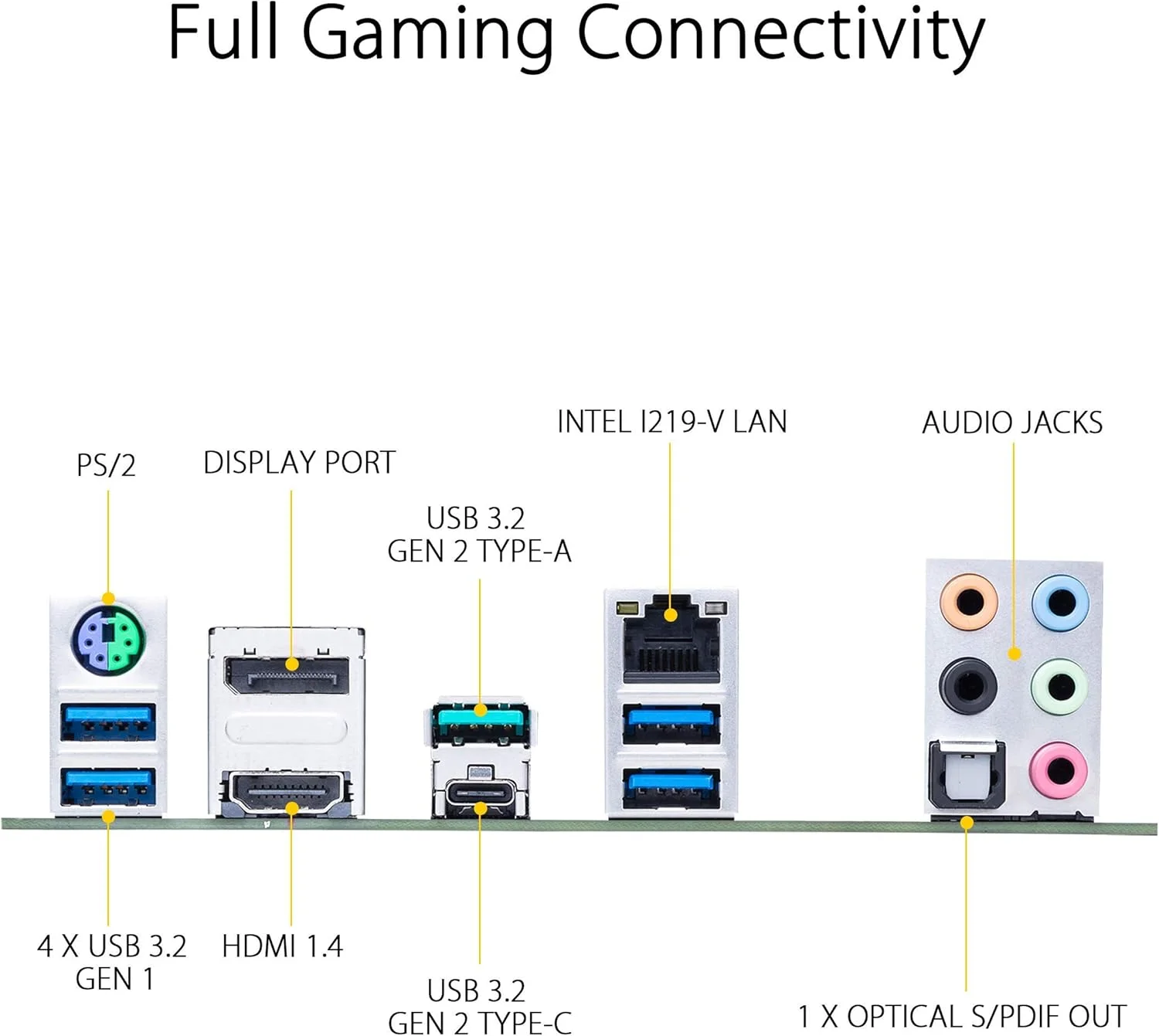 مادربرد ایسوس TUF Gaming Z490-Plus، LGA 1200 (نسل دهم پردازنده های Intel®)، ATX (دارای 12+2 فاز قدرت، پنل جلویی USB 3.2 Type-C، LAN 1Gb، هدر RGB Gen 2 قابل آدرس دهی و Aura Sync)