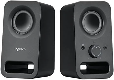 اسپیکرهای چندرسانه‌ای Logitech Z150 با صدای استریو برای دستگاه‌های مختلف، مشکی (بازسازی‌شده)