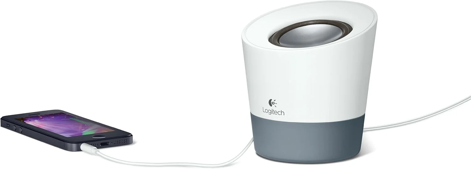 اسپیکر لاجیتک Z50 برای تلفن هوشمند، تبلت و لپ تاپ - (بازسازی شده) (خاکستری) اسپیکر لاجیتک Z50 برای تلفن هوشمند، تبلت و لپ تاپ - (بازسازی شده) (خاکستری)