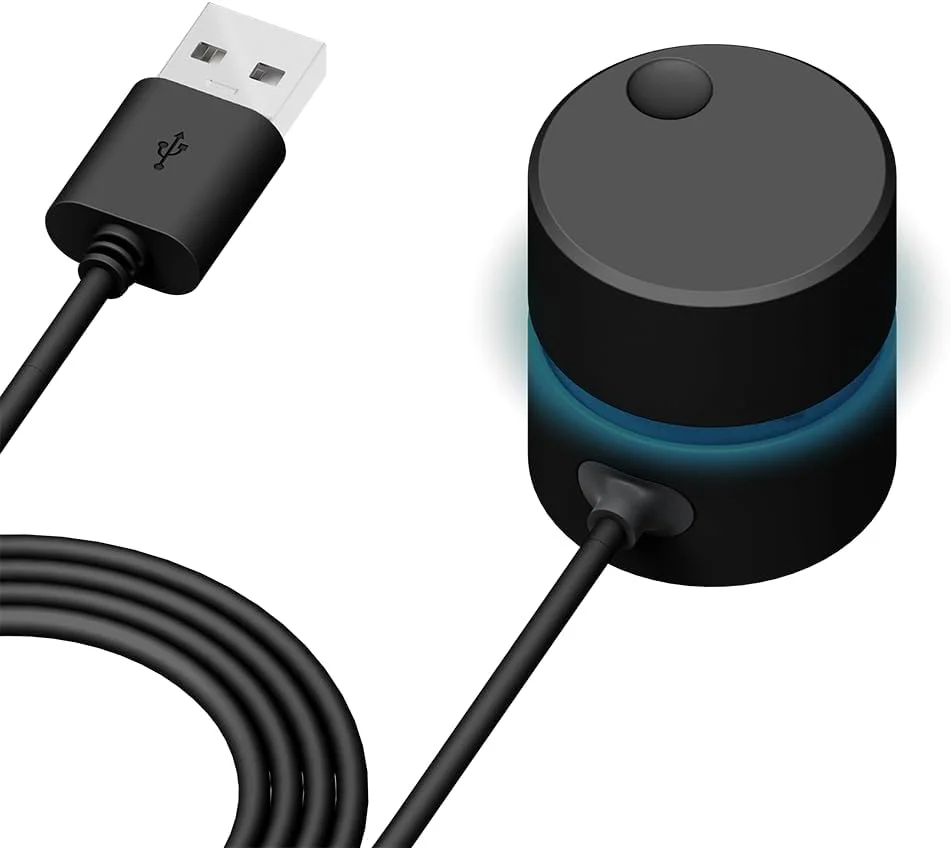 دکمه کنترل صدا USB برای کامپیوتر، تنظیم کننده صدای خارجی چند رسانه ای با عملکرد بی صدا کردن با یک کلید، پشتیبانی از Win7/8/10/XP/Mac/Vista/Android/iOS