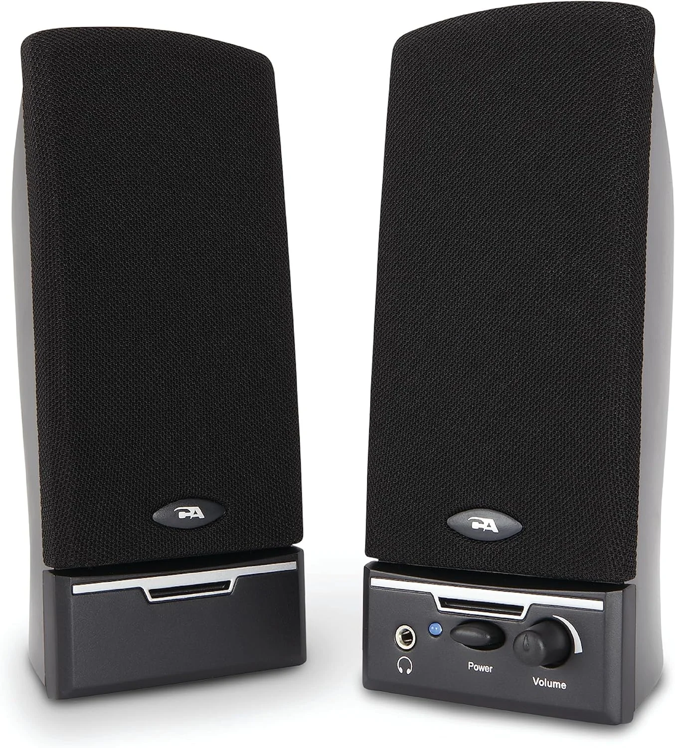 اسپیکرهای کامپیوتر Cyber Acoustics CA-2014، صدای استریو کامل، کنترل‌های راحت، نصب آسان