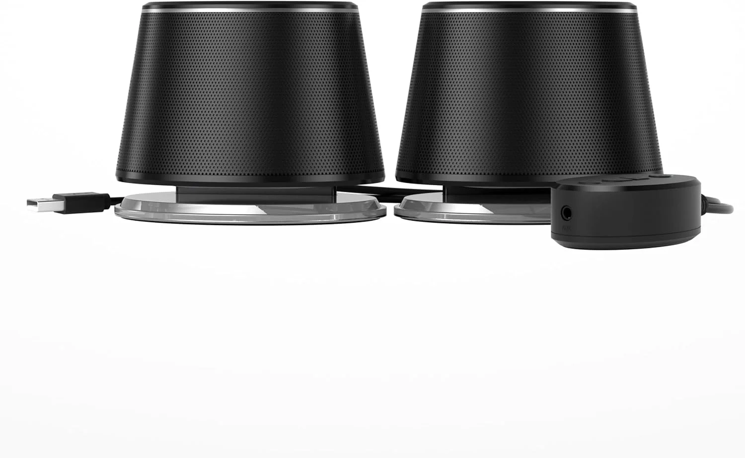 اسپیکرهای کامپیوتر آمازون بیسیکس بلوتوث با USB 3.0 و نورپردازی آبی