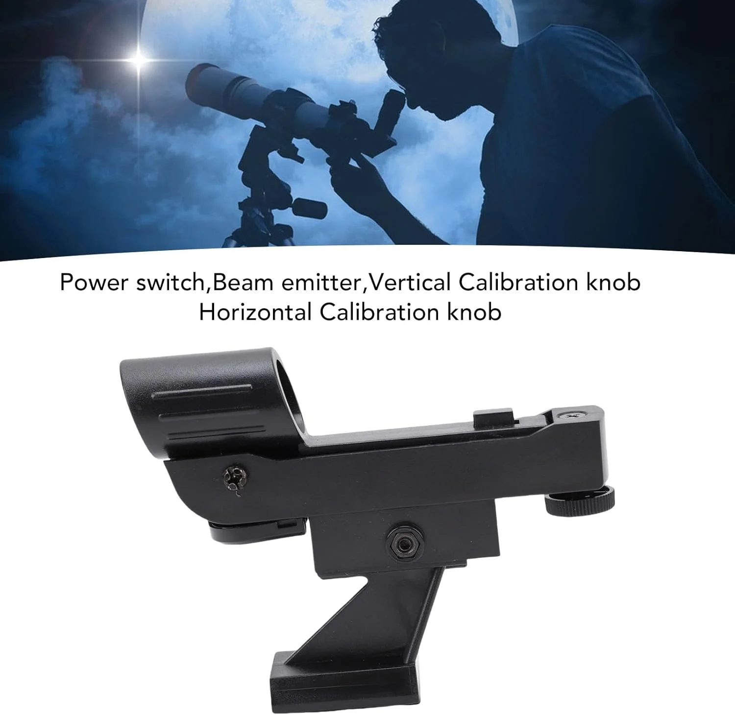 نشانگر نقطه قرمز، منظره یاب نقطه ای ال ای دی برای تلسکوپ های نجومی، سازگار با سری های 80EQ SE SLT PS