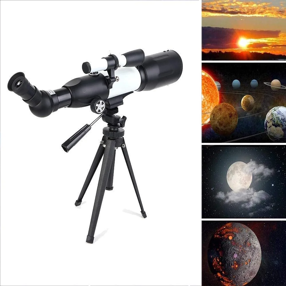 تلسکوپ، تلسکوپ نجومی بزرگنمایی بالا، تک چشمی نجومی با وضوح بالا به همراه پایه و یابنده برای کودکان، بزرگسالان و مبتدیان، نقره ای تلسکوپ، تلسکوپ نجومی بزرگنمایی بالا، تک چشمی نجومی با وضوح بالا به همراه پایه و یابنده برای کودکان، بزرگسالان و مبتدیان، نقره ای