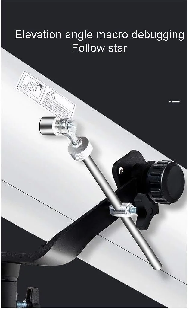 تلسکوپ 114 میلی‌متری برای مبتدیان نجوم، تلسکوپ نجومی، تلسکوپ مسافرتی قابل حمل برای مبتدیان، کودکان و بزرگسالان با پایه تلسکوپی آلومینیومی