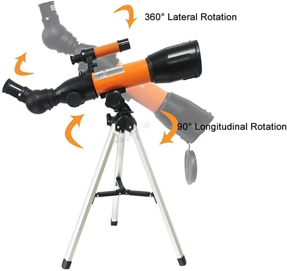 تلسکوپ نجومی برای مبتدیان و کودکان، تلسکوپ ۷۰ میلیمتری با پایه قابل تنظیم ۱۰۴ سانتیمتری، برای رصد ماه، تماشای ستارگان و ماجراجویی در فضای باز تلسکوپ نجومی برای مبتدیان و کودکان، تلسکوپ ۷۰ میلیمتری با پایه قابل تنظیم ۱۰۴ سانتیمتری، برای رصد ماه، تماشای ستارگان و ماجراجویی در فضای باز