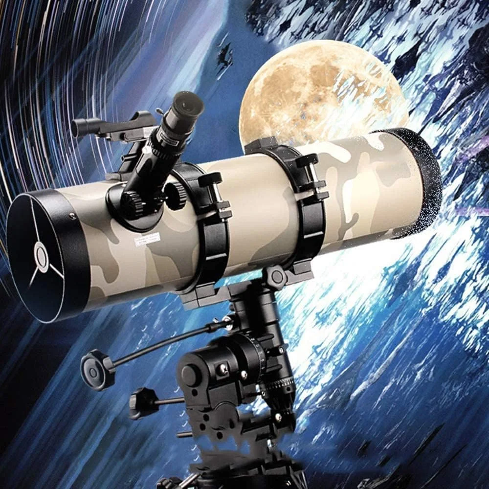 تلسکوپ نجومی حرفه ای با وضوح بالا برای رصد ستارگان، تلسکوپ دو منظوره آسمان و زمین، چند منظوره مناسب فضای باز