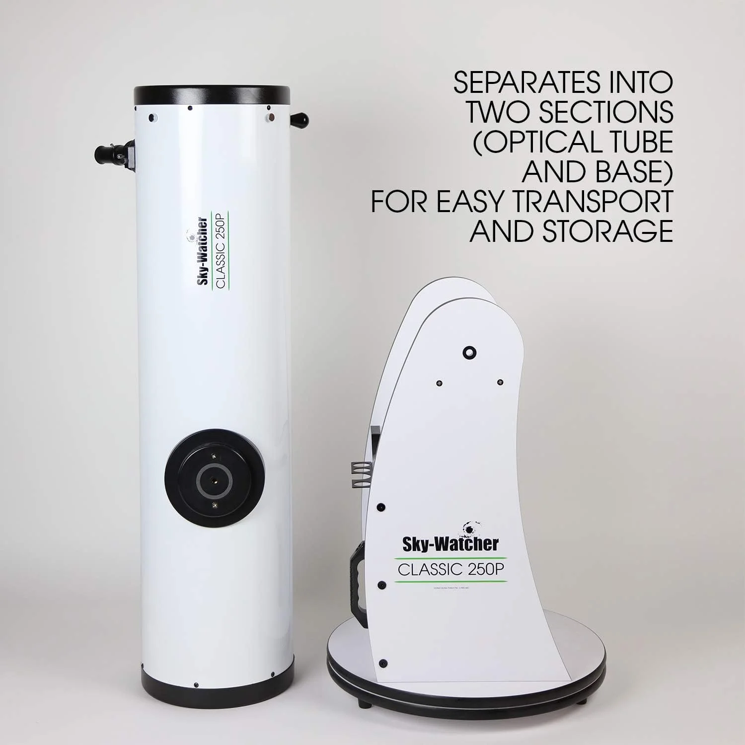 تلسکوپ دابسونی کلاسیک 250 Skywatcher Sky Watcher با دیافراگم 10 اینچی - لوله جامد - طراحی سنتی و ساده - استفاده آسان، ایده آل برای مبتدیان (S11620)