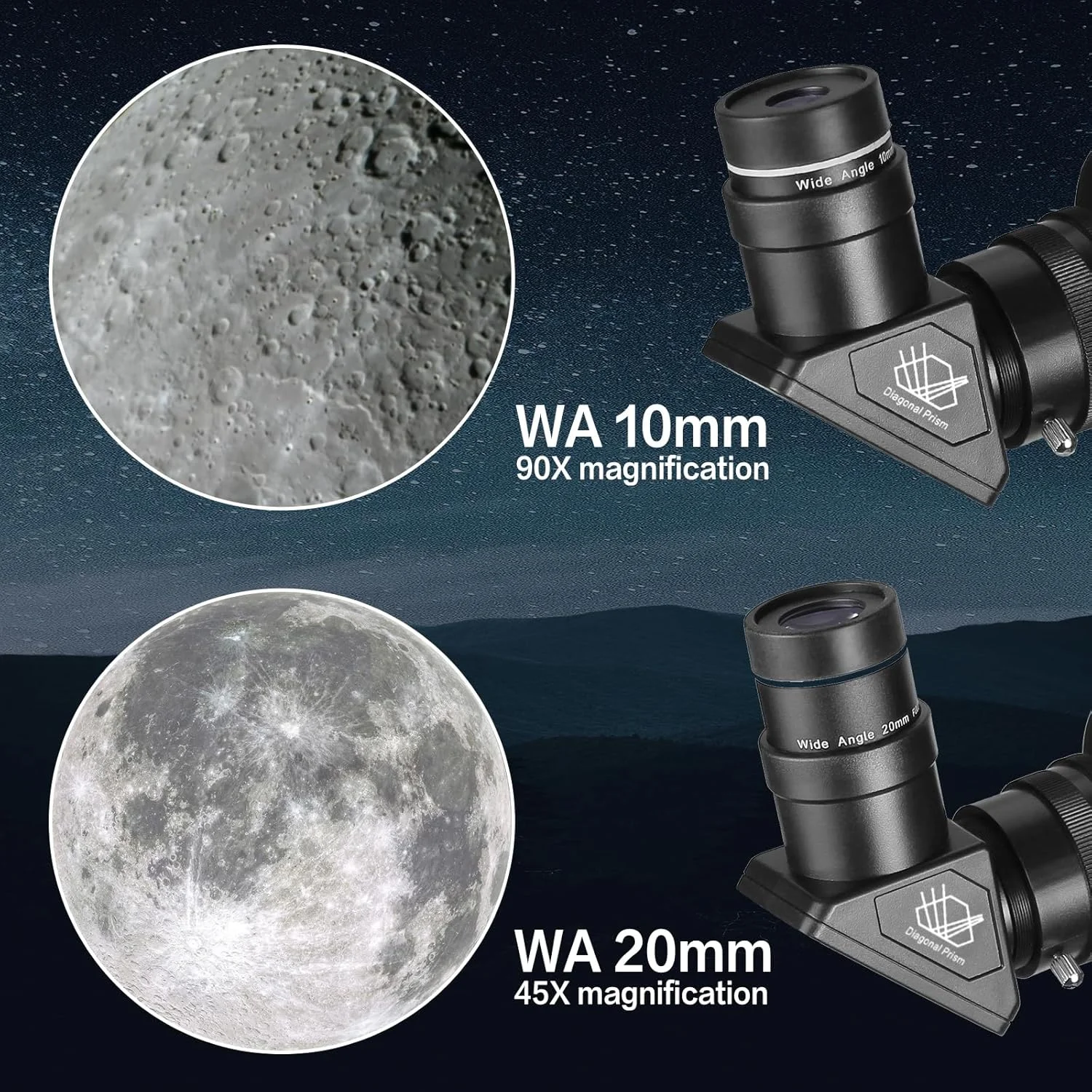 تلسکوپ های SOLOMARK برای نجوم بزرگسالان، دهانه 80 میلی متری 900 میلی متری تلسکوپ شکستنی حرفه ای برای کودکان مبتدی، تلسکوپ مسافرتی جمع و جور و قابل حمل با کیف حمل و آداپتور تلفن طراحی شده