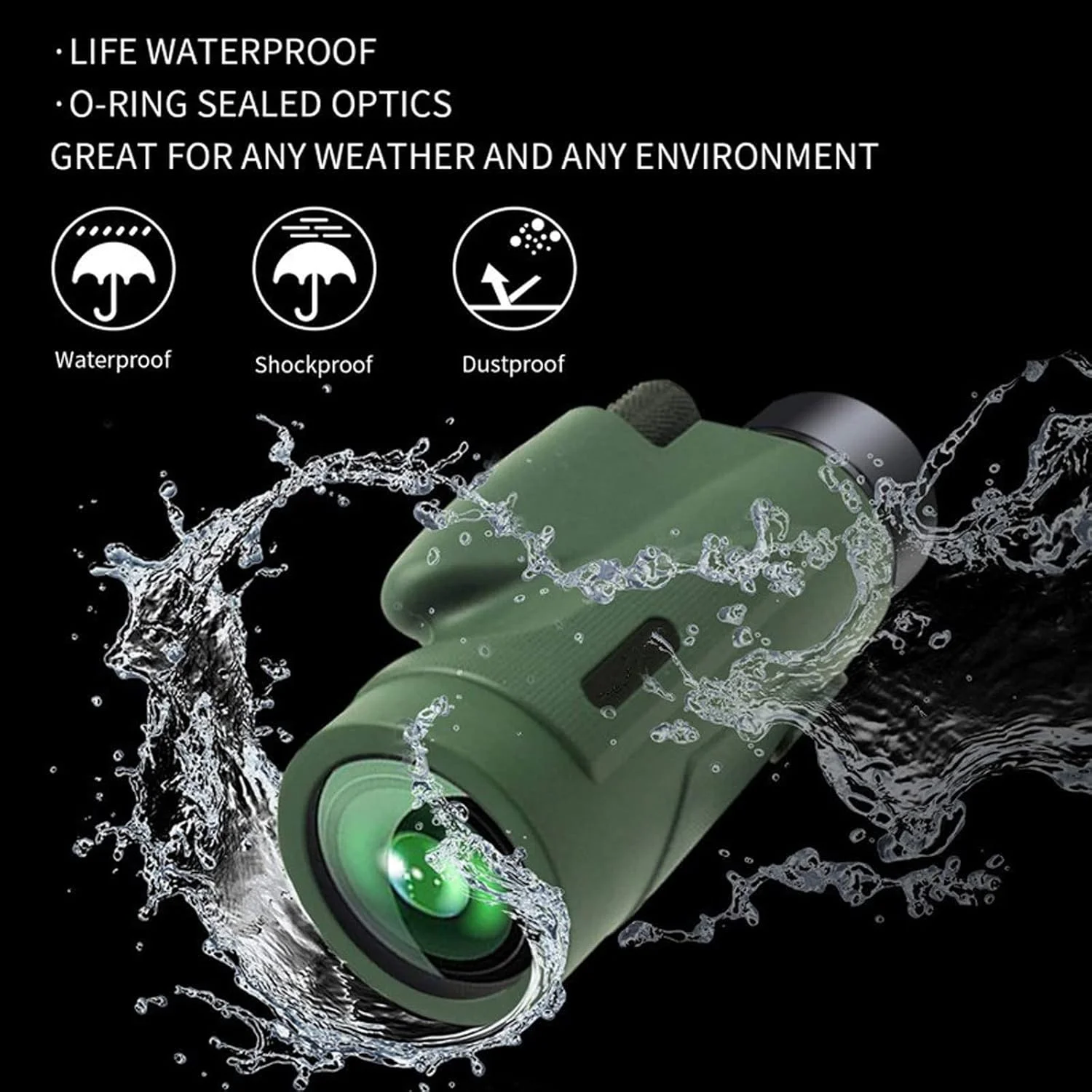 Telescope مجال كبير من المنظر 12x50 أحادي التخييم في الهواء الطلق صيد السفر HD FMC تلسكوب مع حامل ترايبود موبيليفون يراقب الطيور Telescope مجال كبير من المنظر 12x50 أحادي التخييم في الهواء الطلق صيد السفر HD FMC تلسكوب مع حامل ترايبود موبيليفون يراقب الطيور