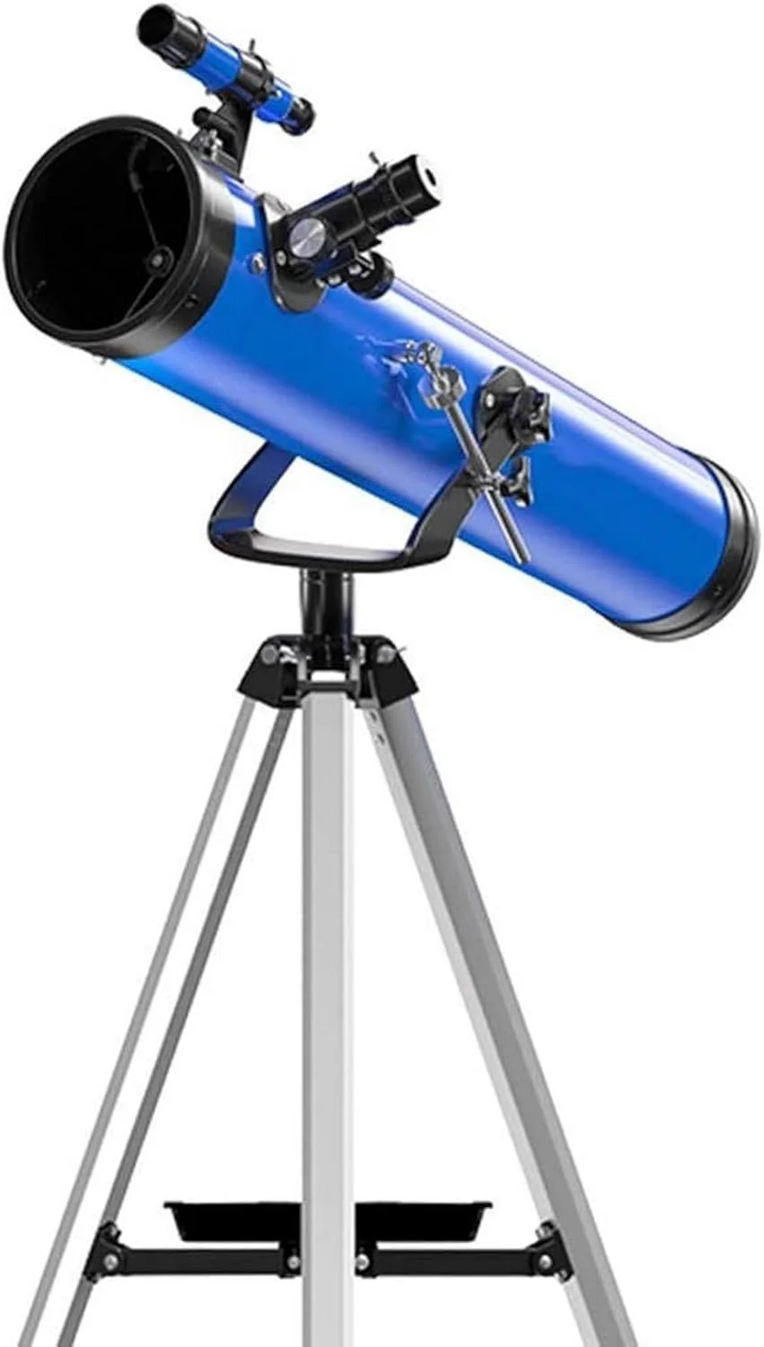 تلسکوپ نجومی قابل حمل مبتدی برای کودکان و بزرگسالان با سه پایه قابل تنظیم، براکت فلزی، قطر بزرگ 114 میلی متر، تلسکوپ نجومی مسافرتی