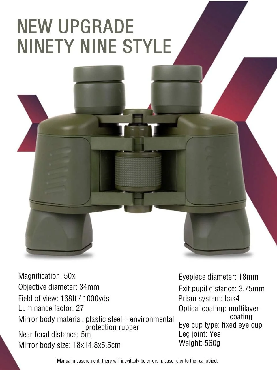 دوربین دوچشمی قدرتمند با منشور Bak4 99، تلسکوپ نجومی ADALIA (رنگ: 1)